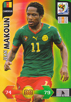 Jean Makoun Cameroon Panini 2010 World Cup #56